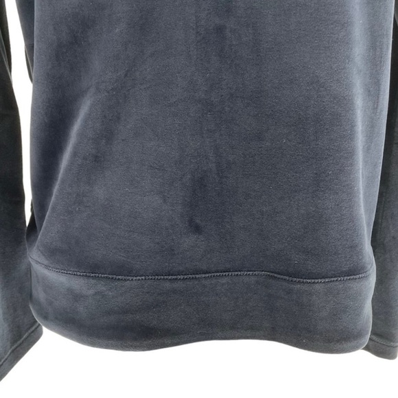 Anthropologie Saturday Sunday Velvet Velour Party Faux Wrap Hoodie Pullover S - Picture 11 of 15